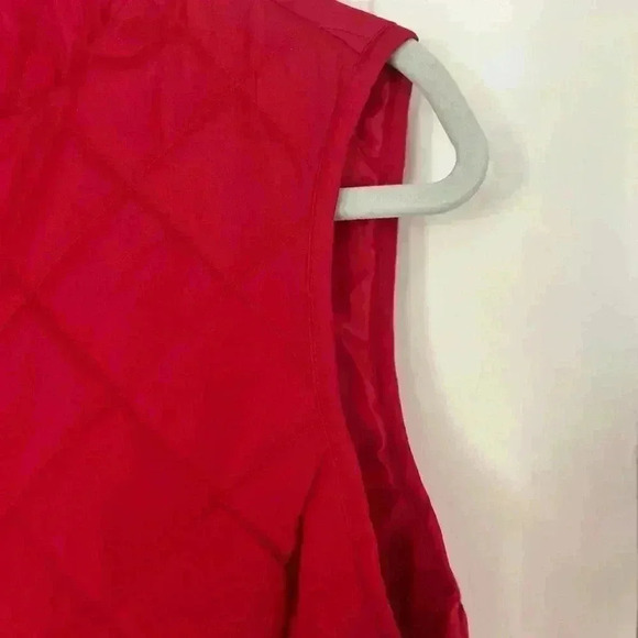 St. John’s Bay Red Quilted Puffer Vest – Women’s Size M - Picture 6 of 11